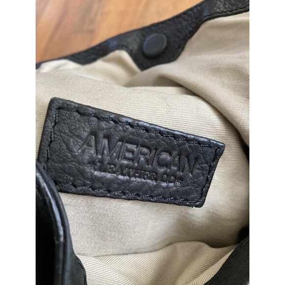 American Leather Co. Leather Bag SMALL Cross Body Black Classic Boho - Picture 8 of 14